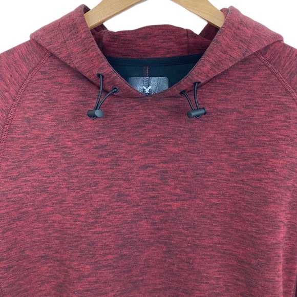 AEO Dark Red Spacedye Hoodie - Picture 2 of 12